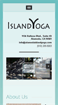 Mobile Screenshot of alamedaislandyoga.com